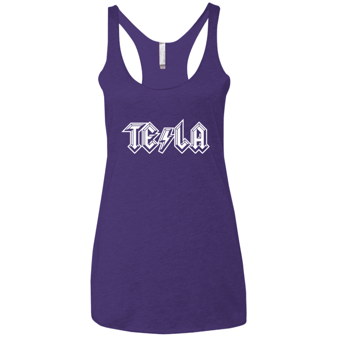 T-Shirts Purple / X-Small TESLA Women's Triblend Racerback Tank