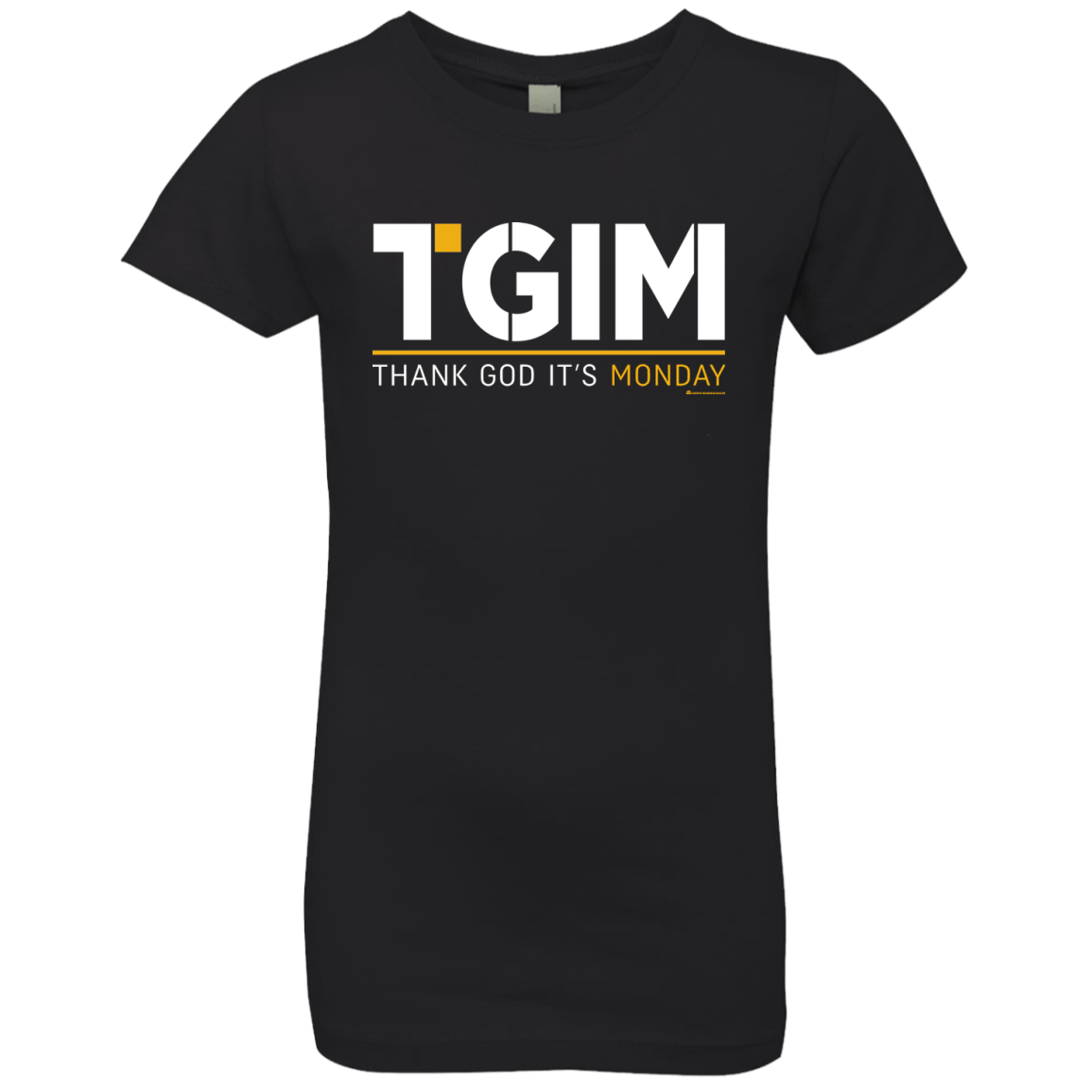 T-Shirts Black / YXS Thank God Its Monday Girls Premium T-Shirt