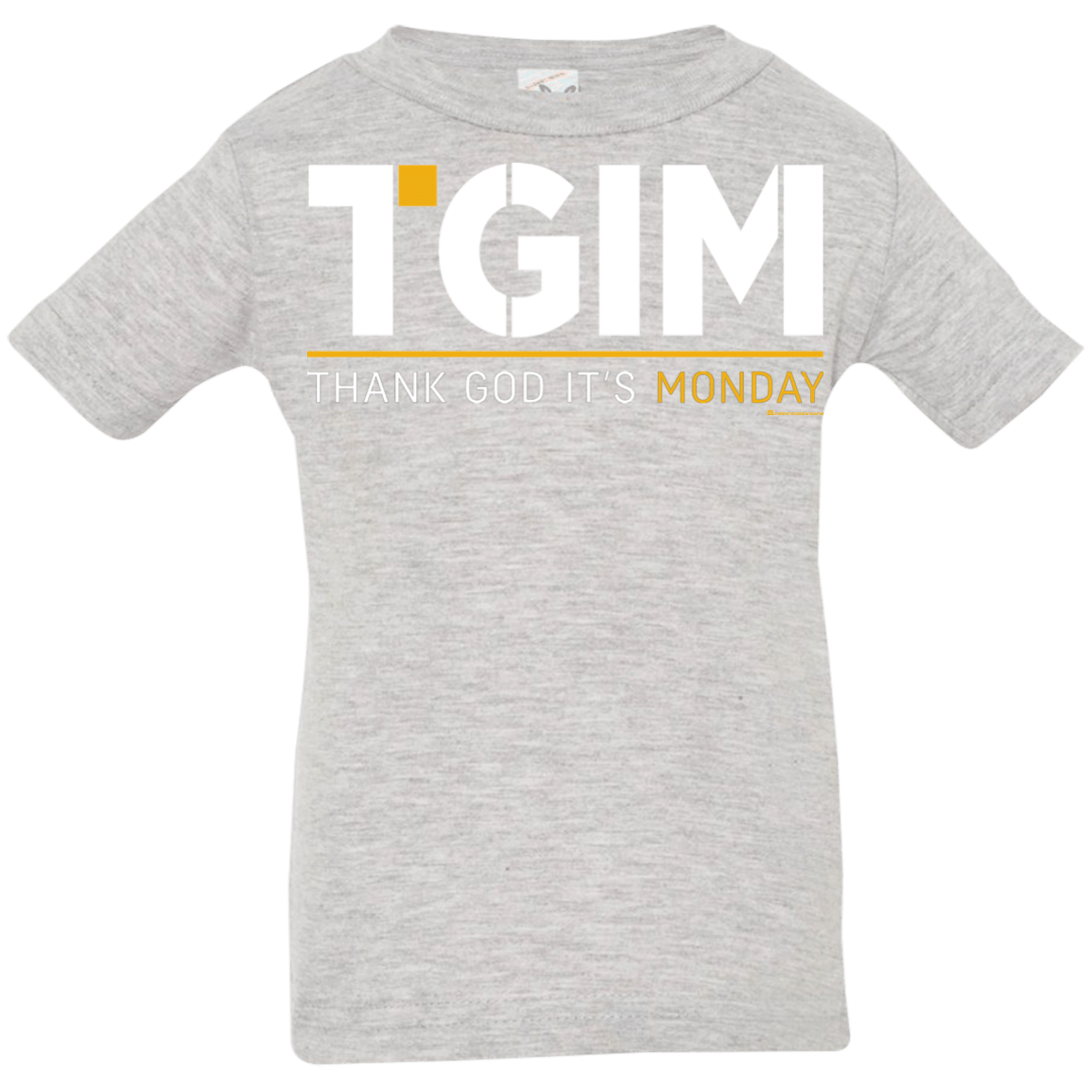 T-Shirts Heather Grey / 6 Months Thank God Its Monday Infant Premium T-Shirt