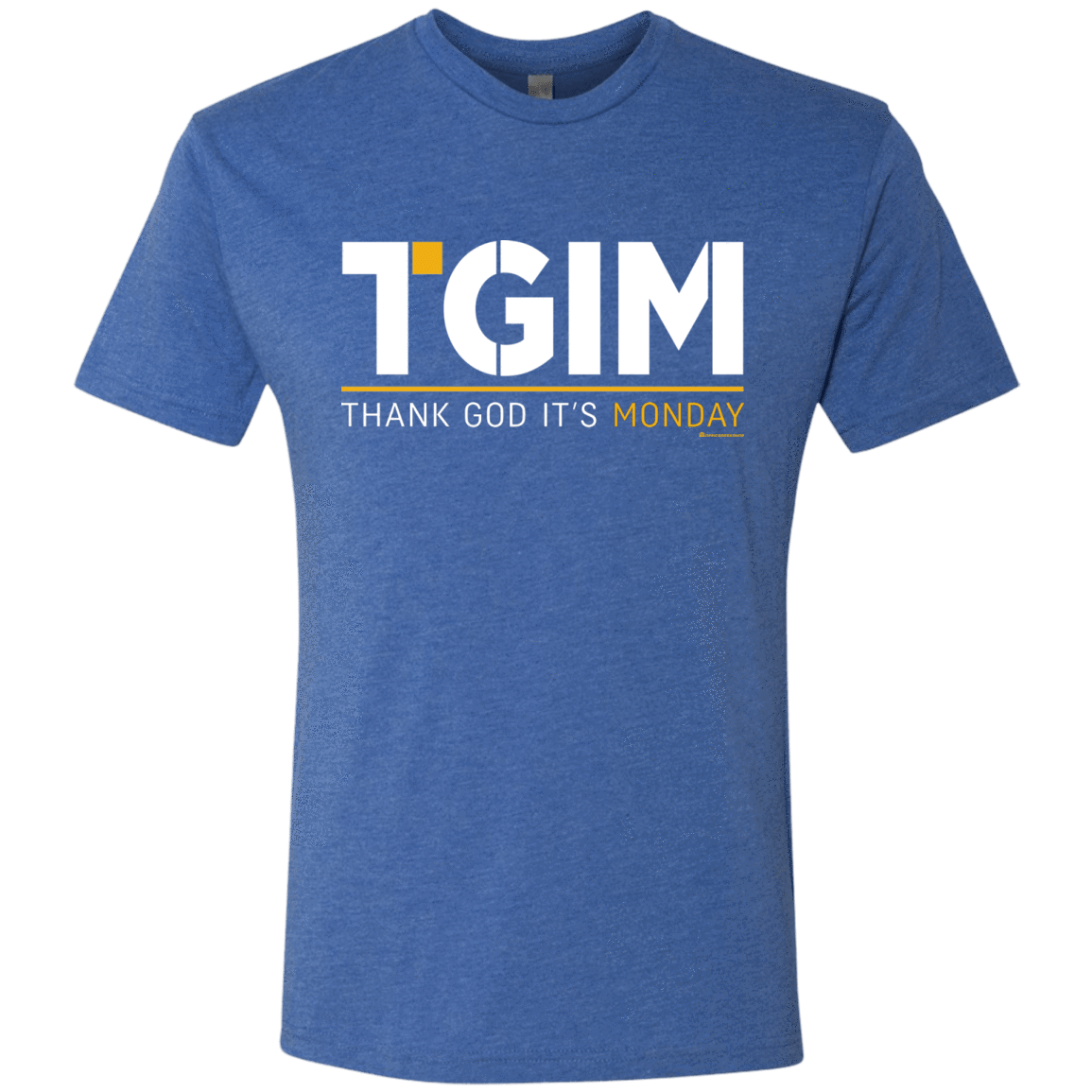 T-Shirts Vintage Royal / Small Thank God Its Monday Men's Triblend T-Shirt