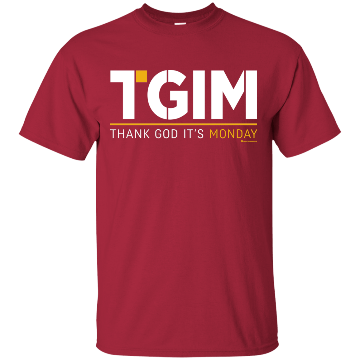 T-Shirts Cardinal / Small Thank God Its Monday T-Shirt
