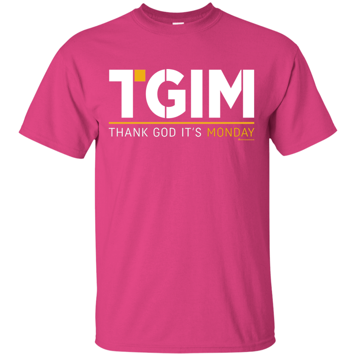 T-Shirts Heliconia / Small Thank God Its Monday T-Shirt