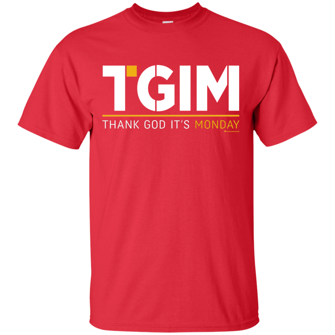 T-Shirts Red / Small Thank God Its Monday T-Shirt