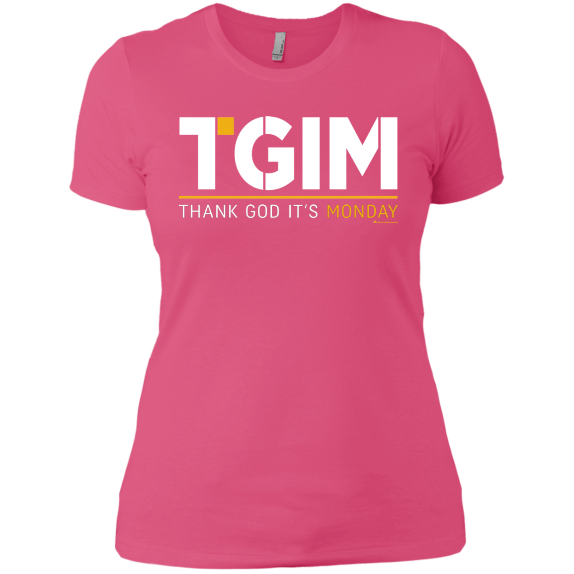 T-Shirts Hot Pink / X-Small Thank God Its Monday Women's Premium T-Shirt