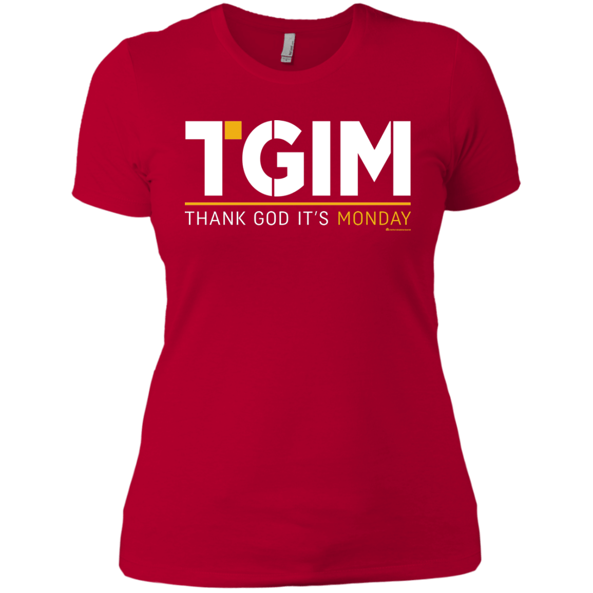 T-Shirts Red / X-Small Thank God Its Monday Women's Premium T-Shirt