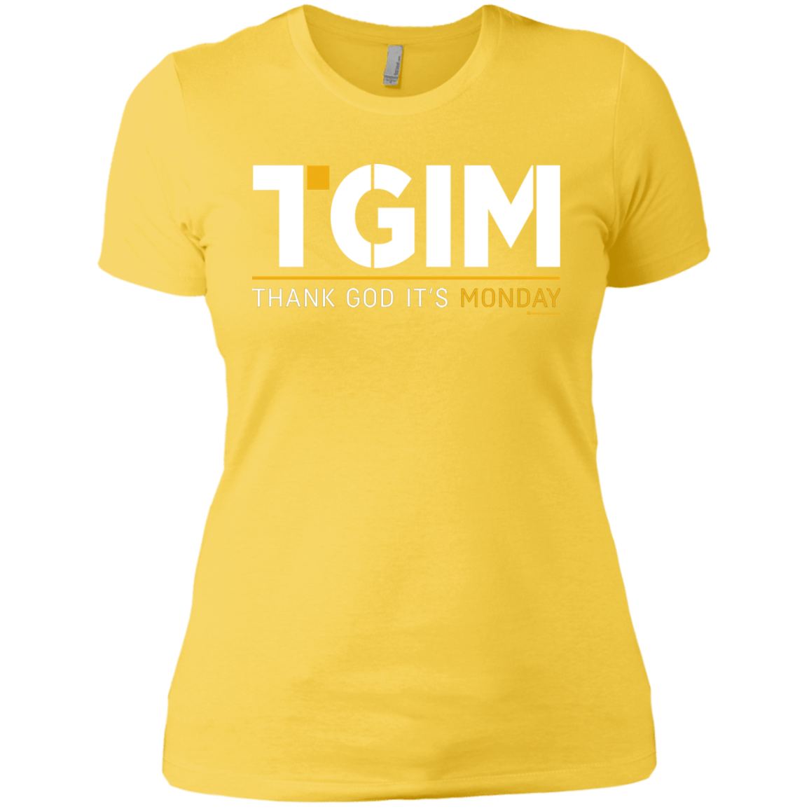 T-Shirts Vibrant Yellow / X-Small Thank God Its Monday Women's Premium T-Shirt