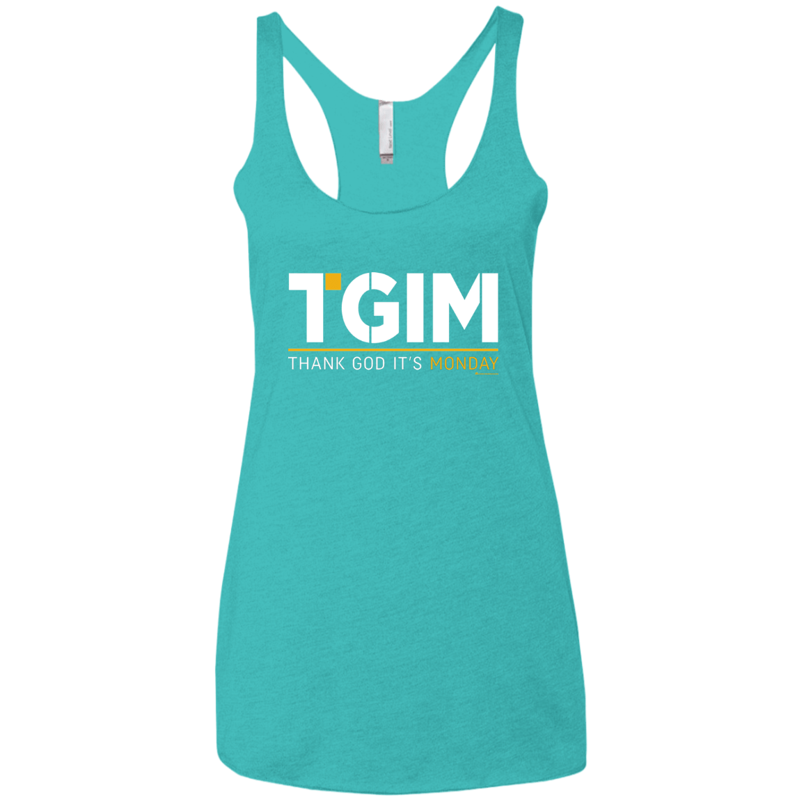 Thank God Its Monday Women's Triblend Racerback Tank