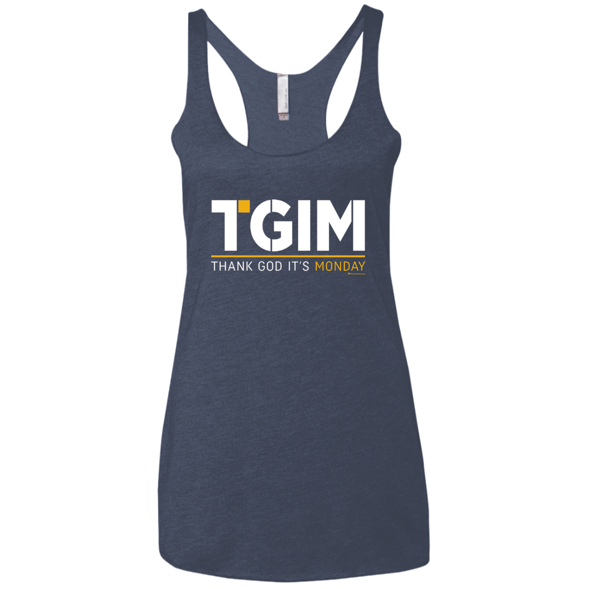 Thank God Its Monday Women's Triblend Racerback Tank