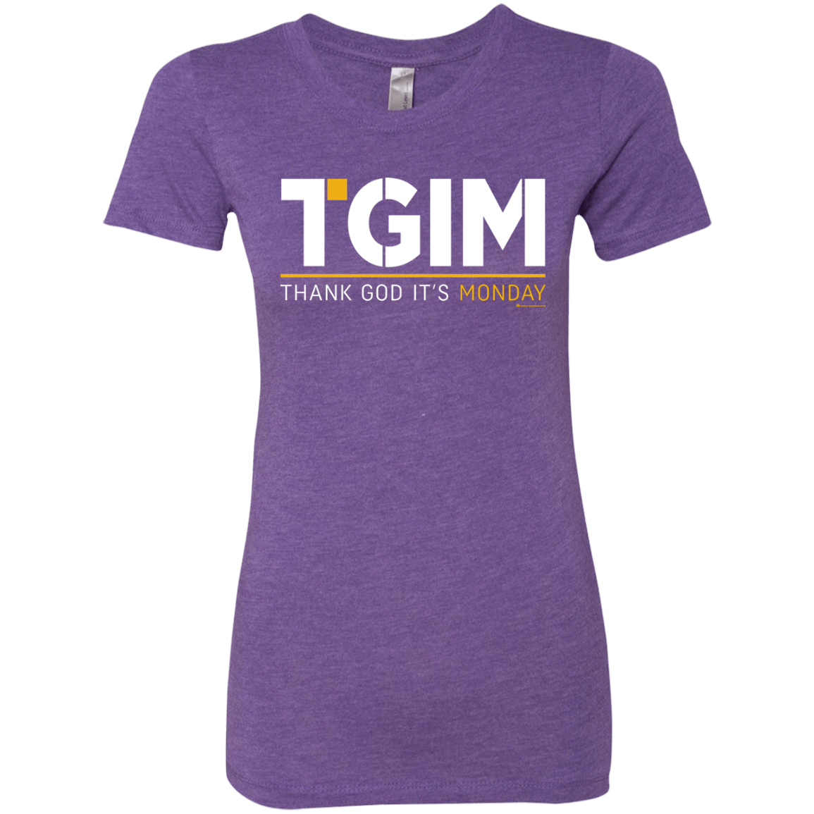 T-Shirts Purple Rush / Small Thank God Its Monday Women's Triblend T-Shirt
