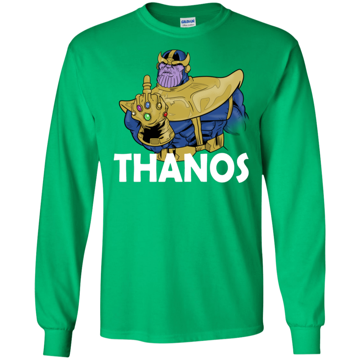 T-Shirts Irish Green / S Thanos Cash Men's Long Sleeve T-Shirt