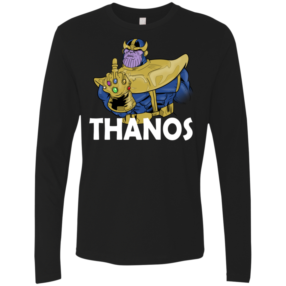 T-Shirts Black / S Thanos Cash Men's Premium Long Sleeve