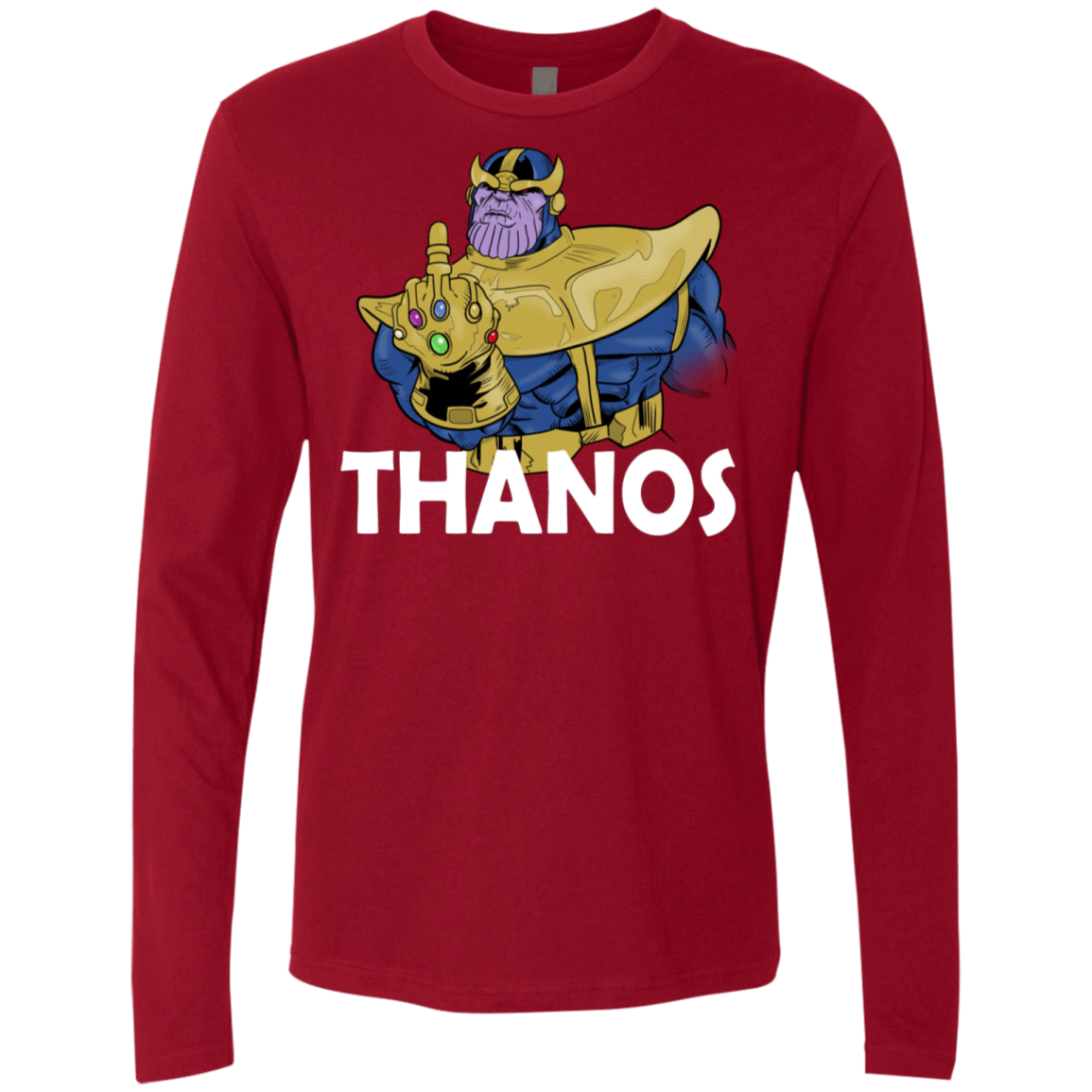T-Shirts Cardinal / S Thanos Cash Men's Premium Long Sleeve