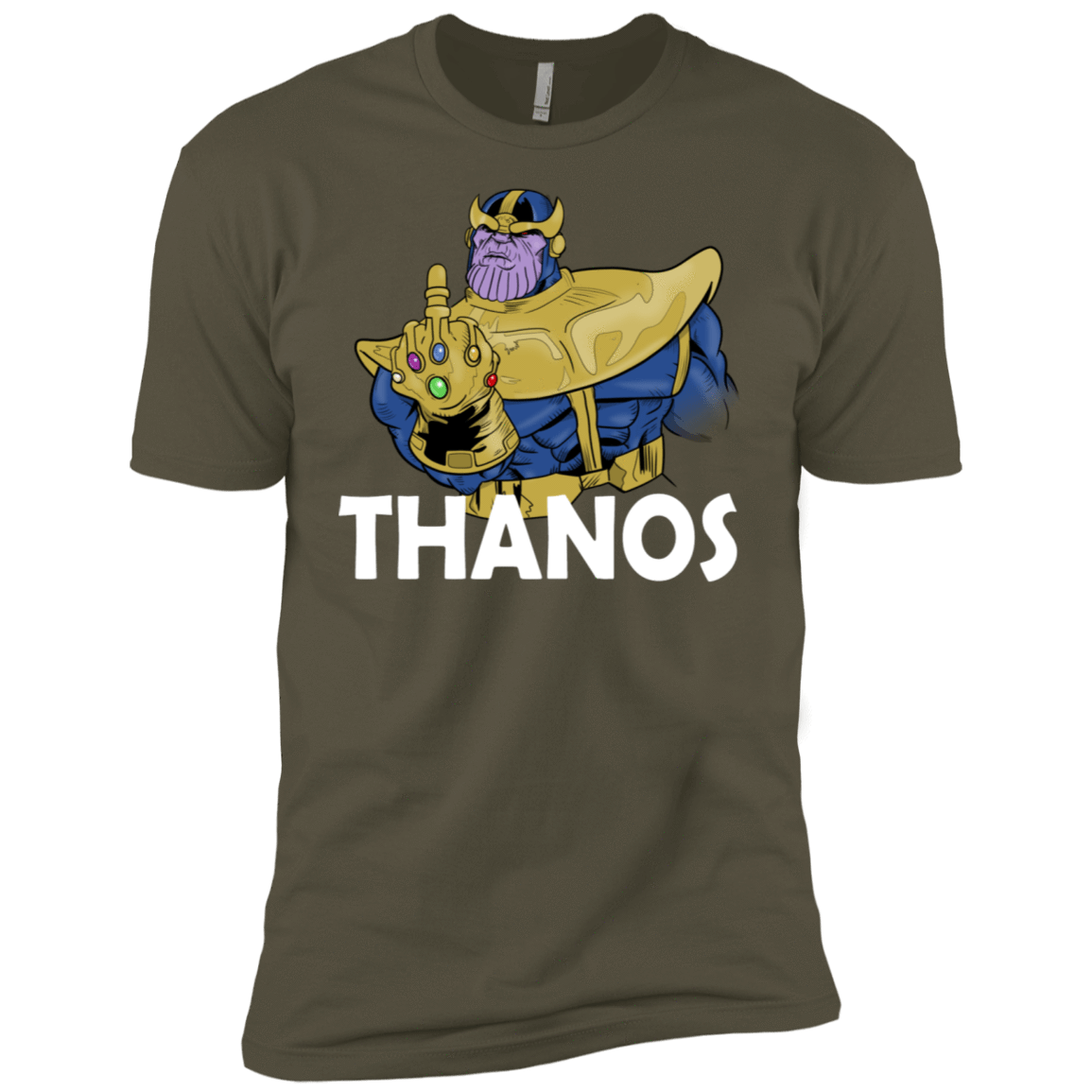 T-Shirts Military Green / X-Small Thanos Cash Men's Premium T-Shirt