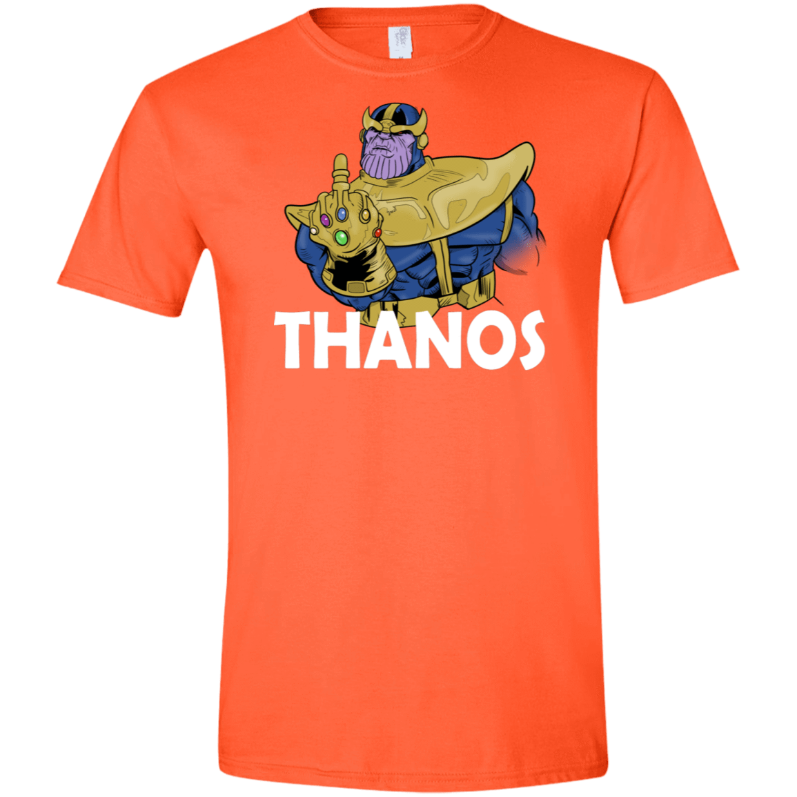 T-Shirts Orange / S Thanos Cash Men's Semi-Fitted Softstyle