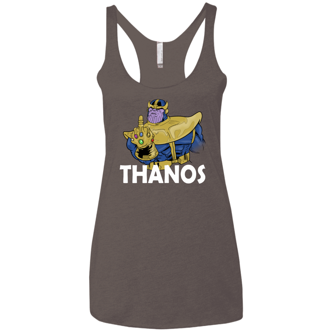T-Shirts Macchiato / X-Small Thanos Cash Women's Triblend Racerback Tank