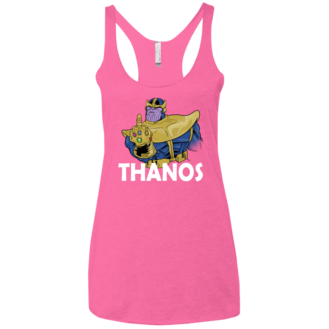T-Shirts Vintage Pink / X-Small Thanos Cash Women's Triblend Racerback Tank