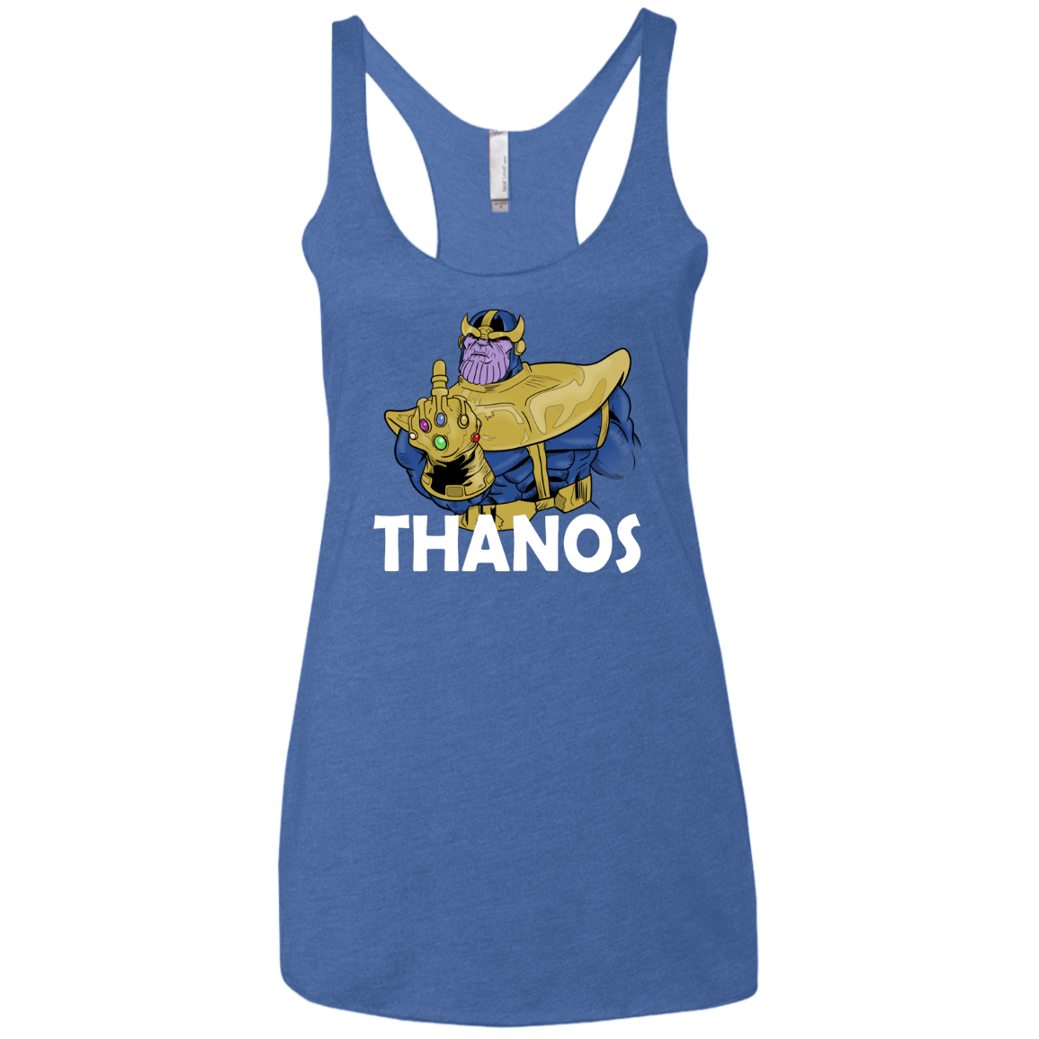 T-Shirts Vintage Royal / X-Small Thanos Cash Women's Triblend Racerback Tank
