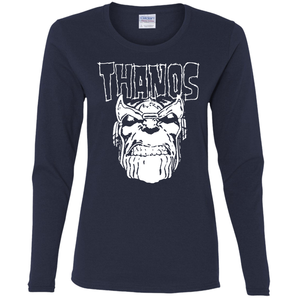 T-Shirts Navy / S Thanos Danzig Women's Long Sleeve T-Shirt