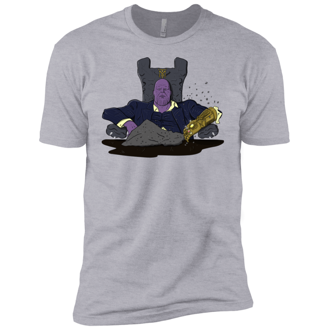 T-Shirts Heather Grey / YXS Thanos Montana Boys Premium T-Shirt