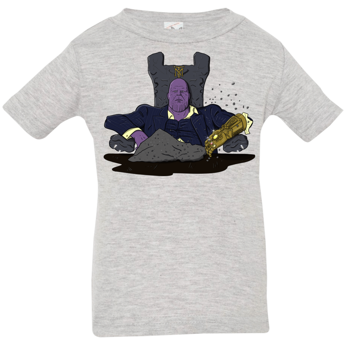 T-Shirts Heather Grey / 6 Months Thanos Montana Infant Premium T-Shirt