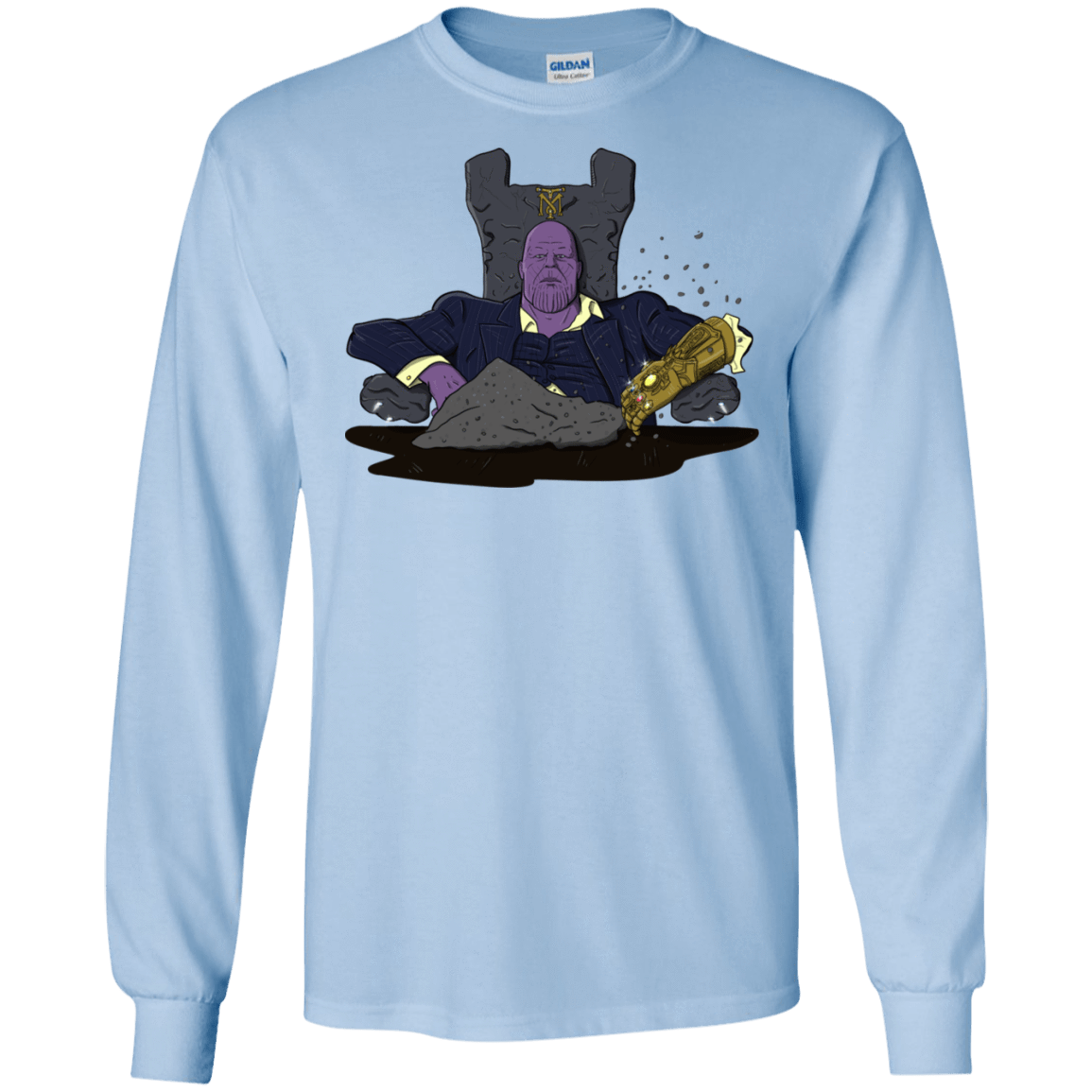 T-Shirts Light Blue / S Thanos Montana Men's Long Sleeve T-Shirt