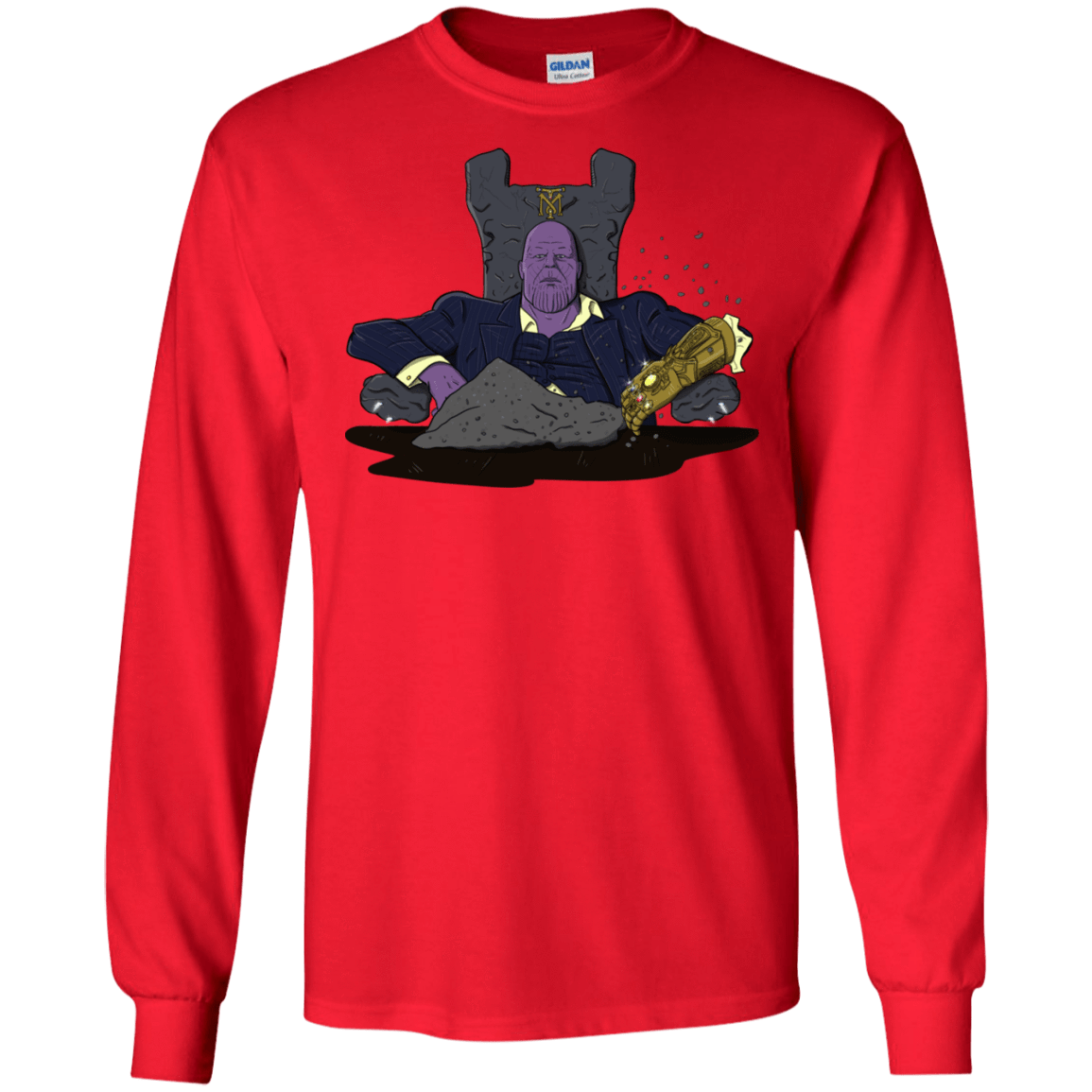 T-Shirts Red / S Thanos Montana Men's Long Sleeve T-Shirt