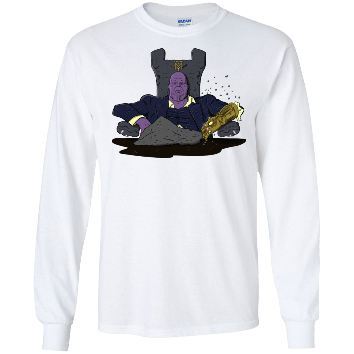 T-Shirts White / S Thanos Montana Men's Long Sleeve T-Shirt