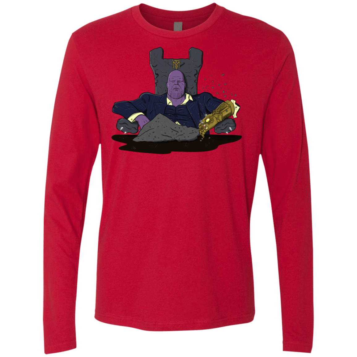 T-Shirts Red / S Thanos Montana Men's Premium Long Sleeve