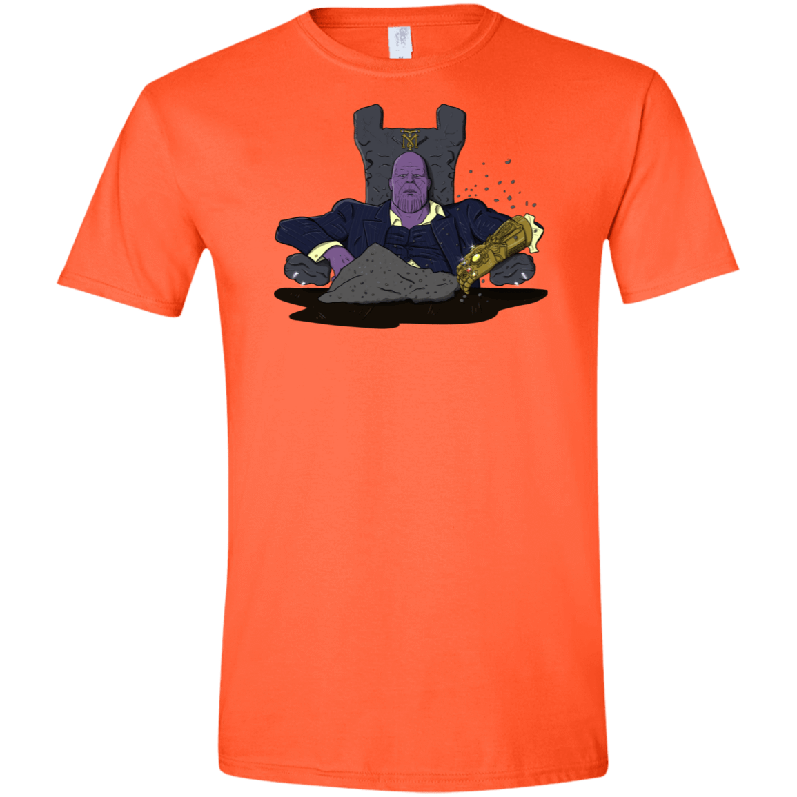 T-Shirts Orange / S Thanos Montana Men's Semi-Fitted Softstyle
