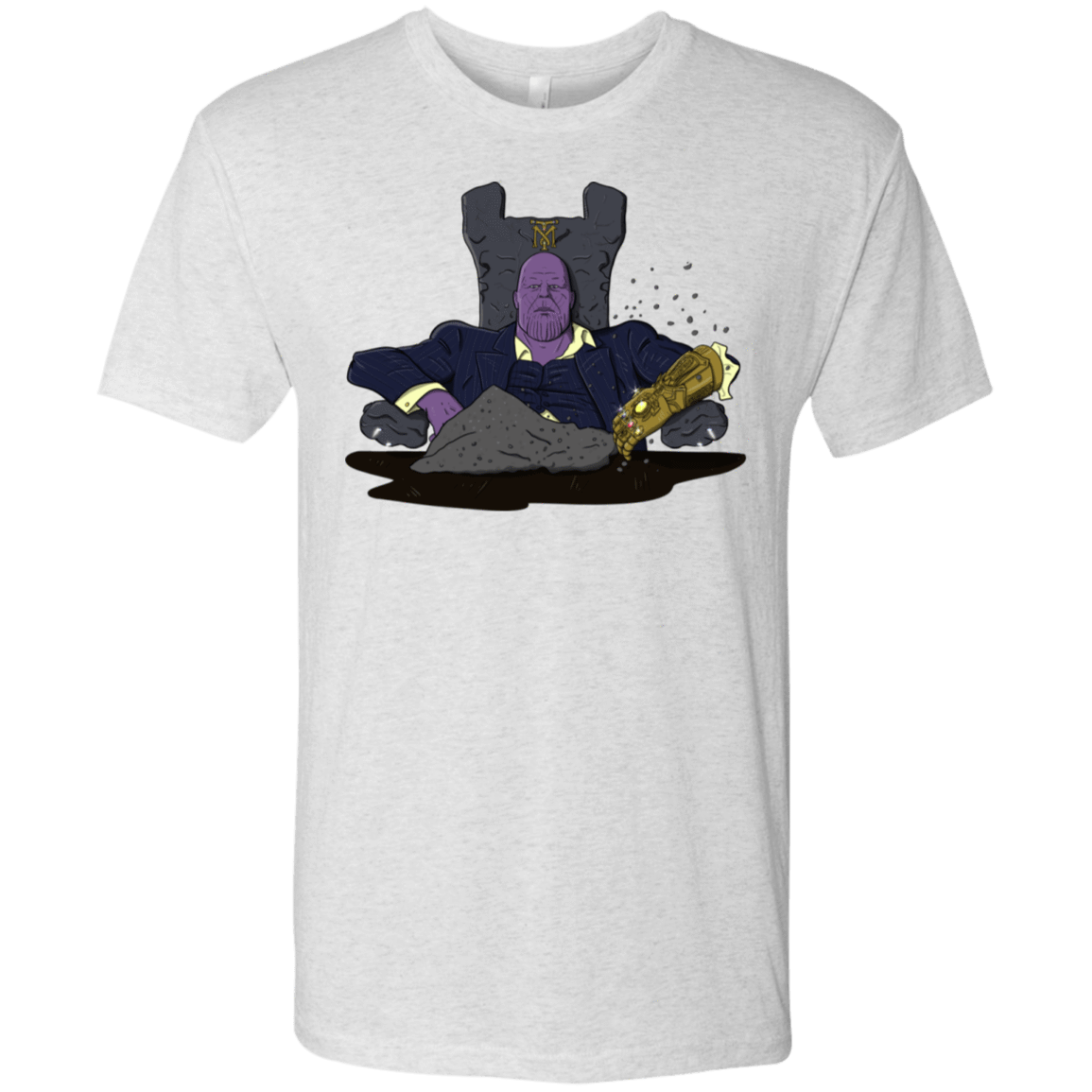 T-Shirts Heather White / S Thanos Montana Men's Triblend T-Shirt