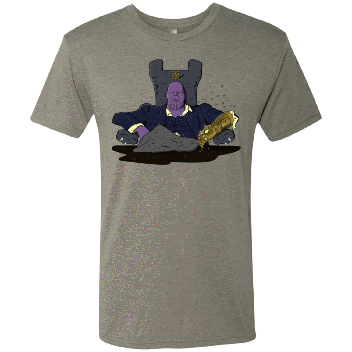 T-Shirts Venetian Grey / S Thanos Montana Men's Triblend T-Shirt