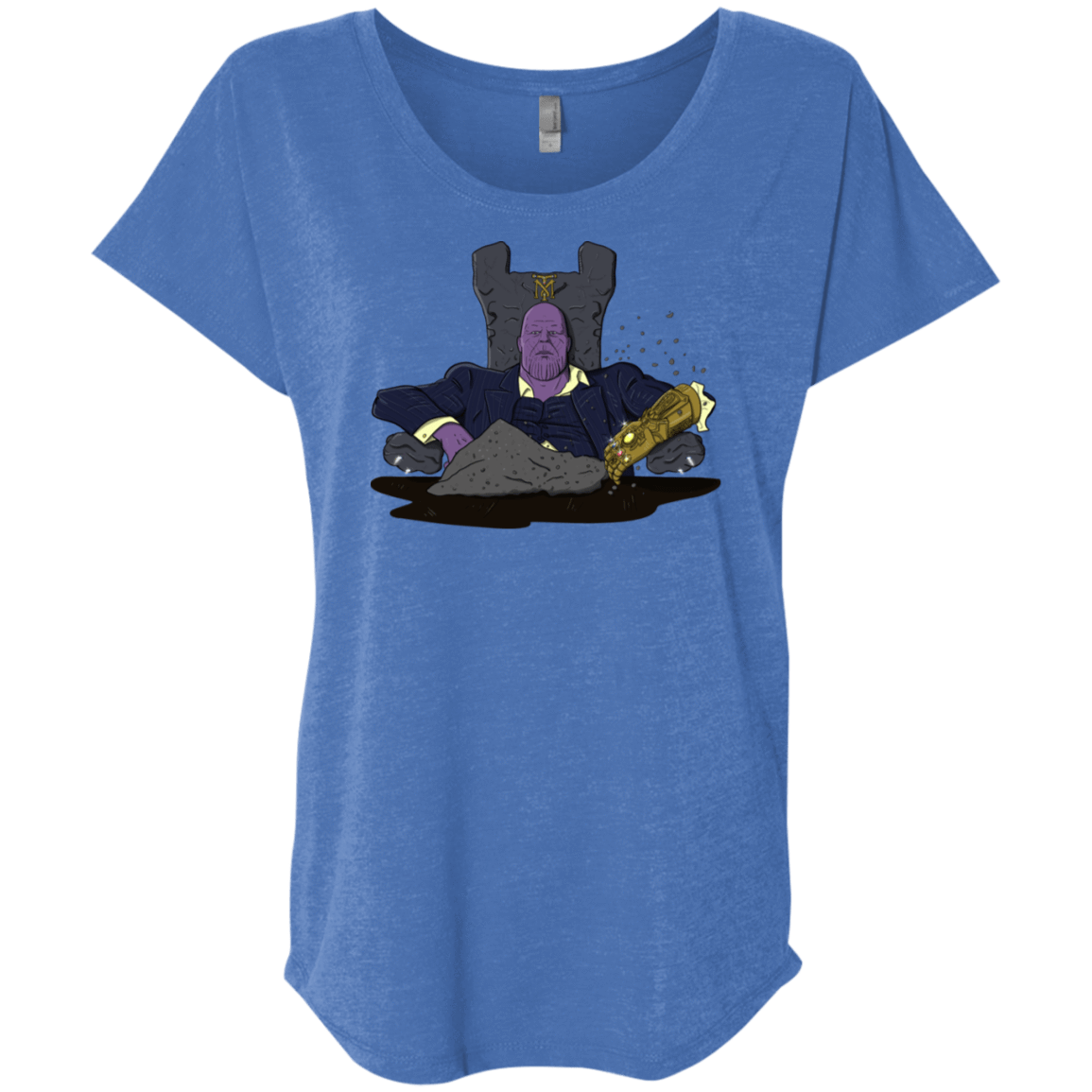 T-Shirts Vintage Royal / X-Small Thanos Montana Triblend Dolman Sleeve