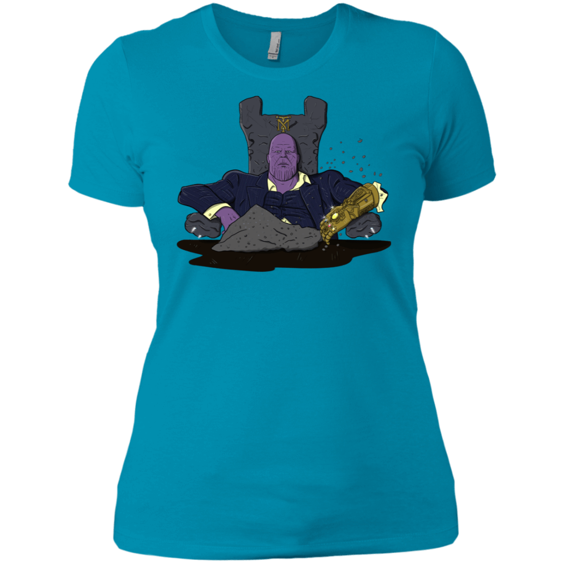 T-Shirts Turquoise / X-Small Thanos Montana Women's Premium T-Shirt