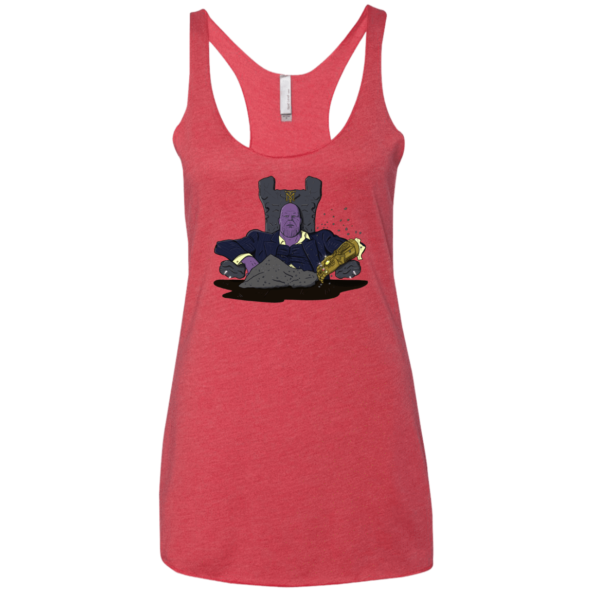 T-Shirts Vintage Red / X-Small Thanos Montana Women's Triblend Racerback Tank