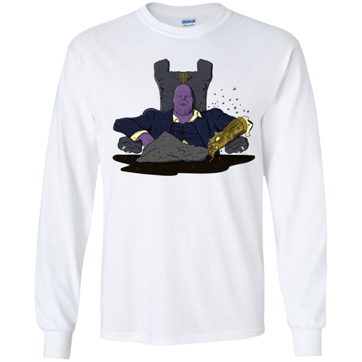 T-Shirts White / YS Thanos Montana Youth Long Sleeve T-Shirt