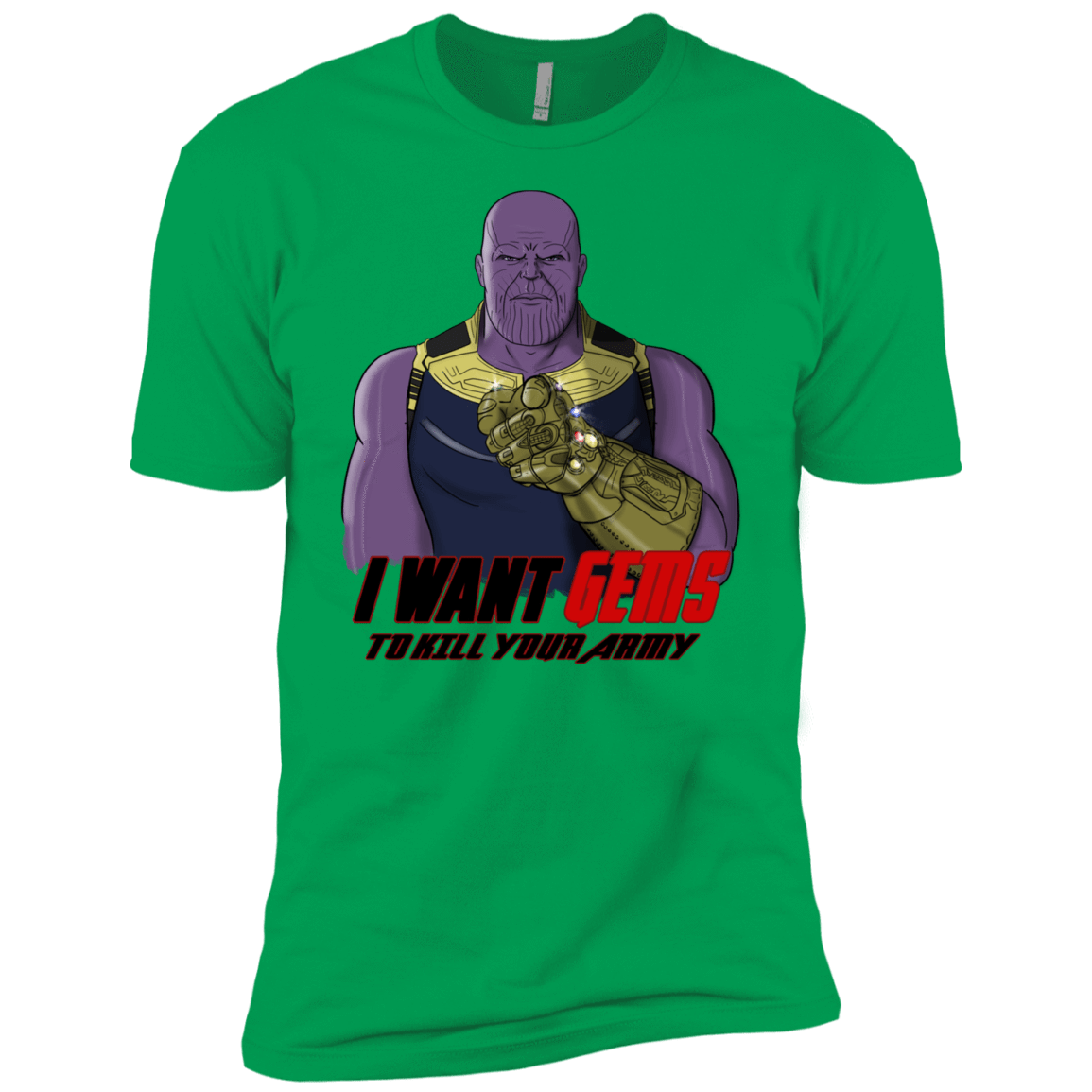 T-Shirts Kelly Green / YXS Thanos Sam Boys Premium T-Shirt