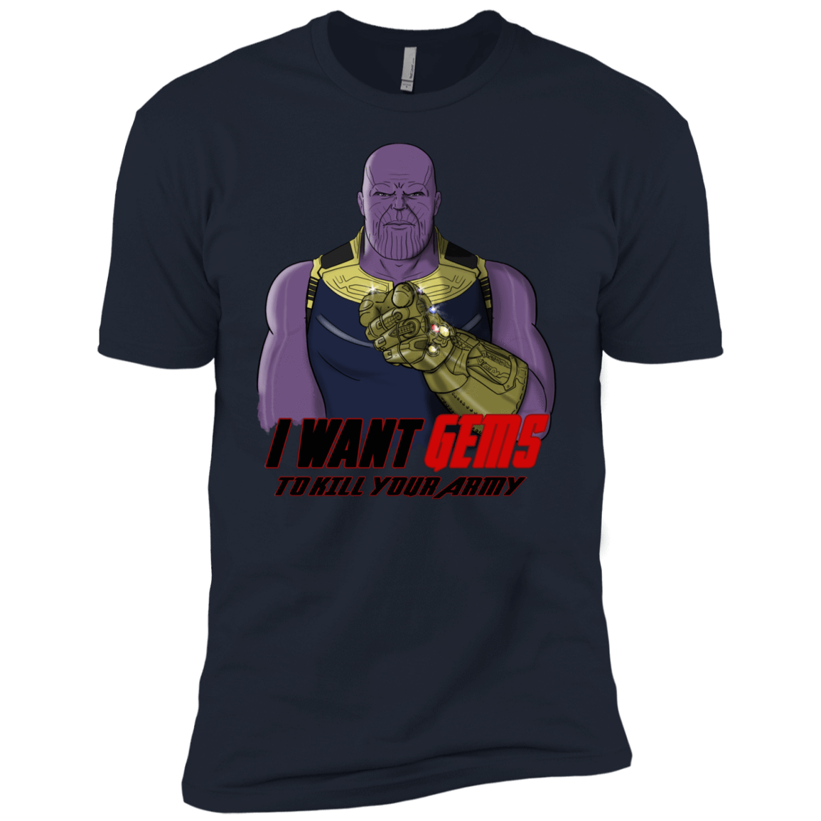 T-Shirts Midnight Navy / YXS Thanos Sam Boys Premium T-Shirt