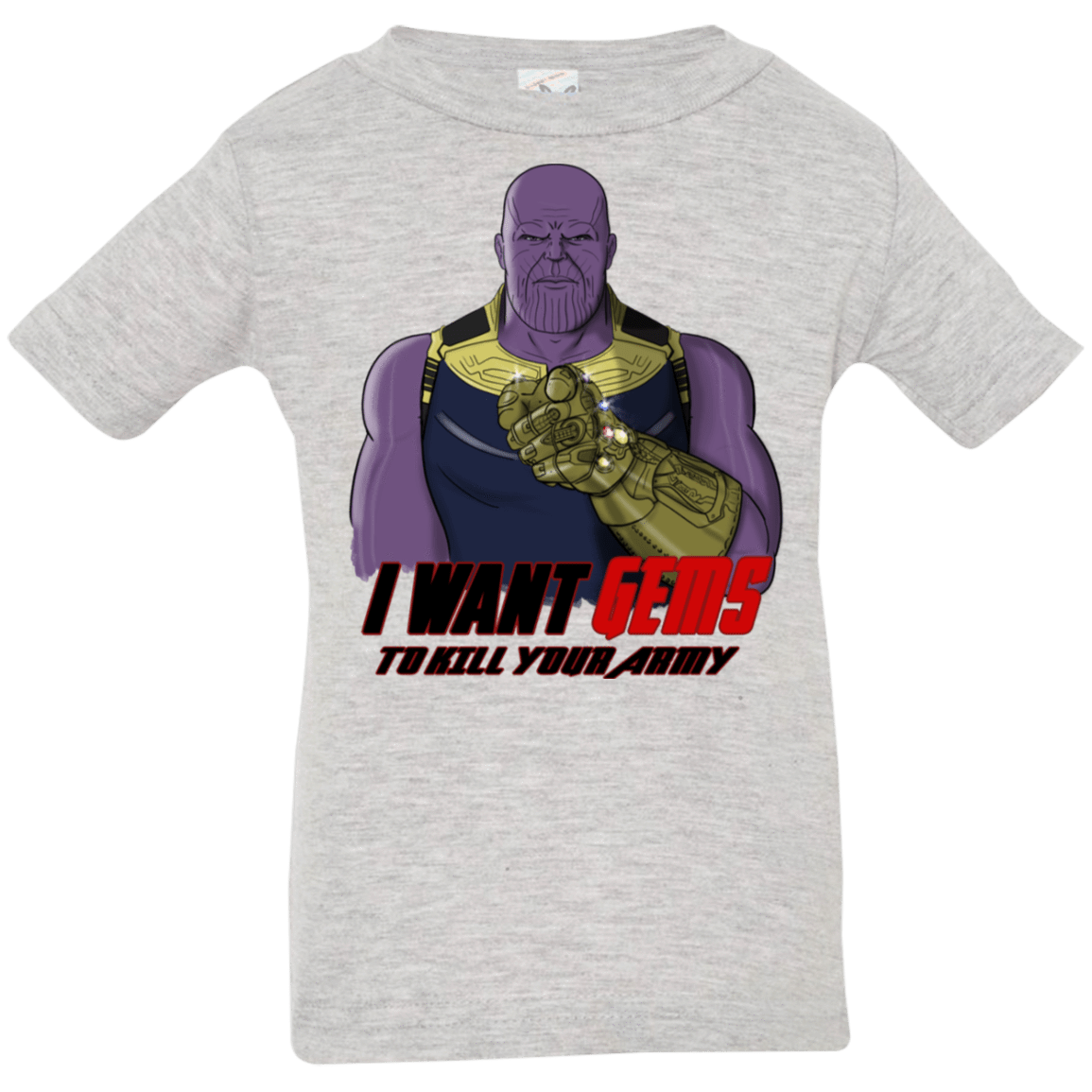 T-Shirts Heather Grey / 6 Months Thanos Sam Infant Premium T-Shirt