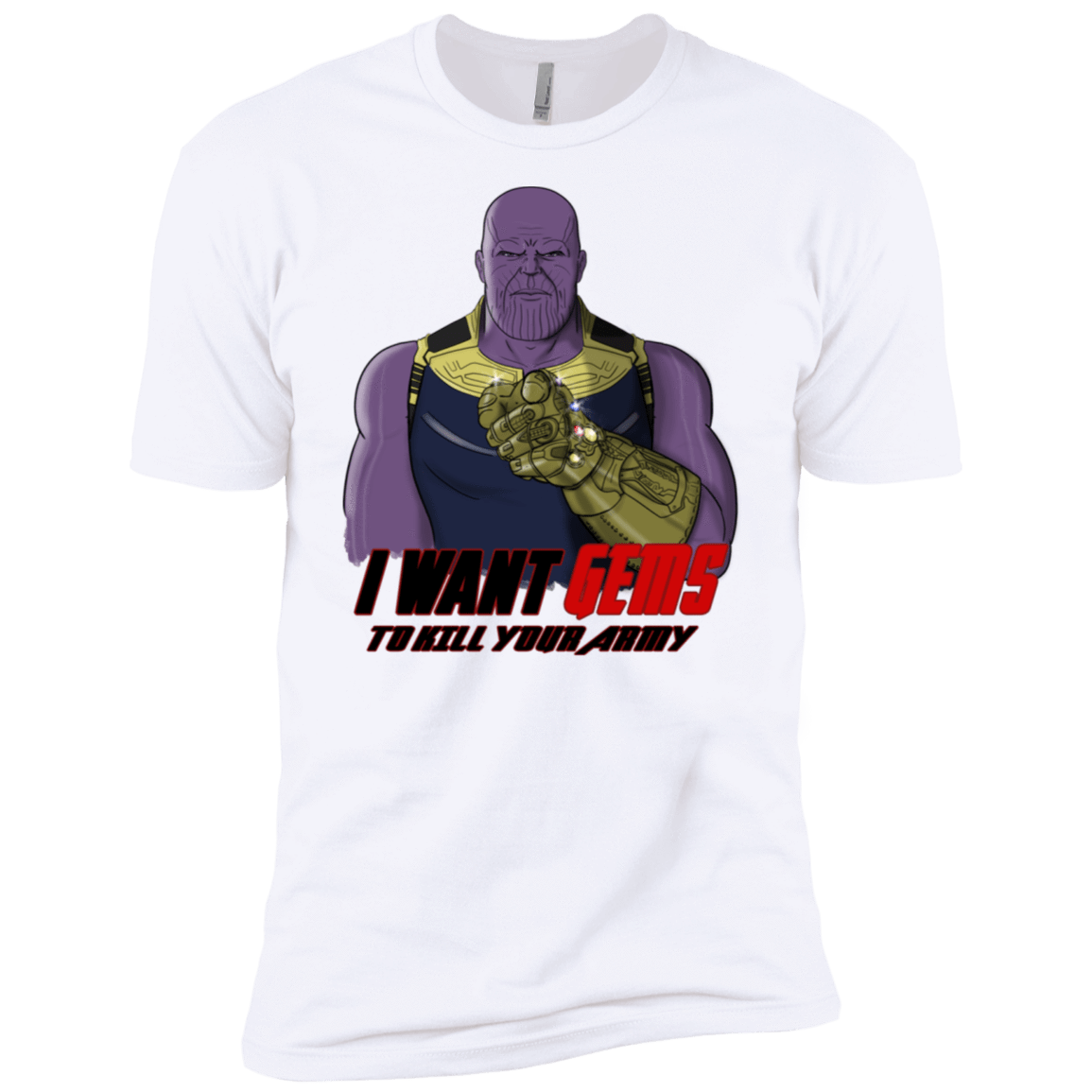 T-Shirts White / X-Small Thanos Sam Men's Premium T-Shirt
