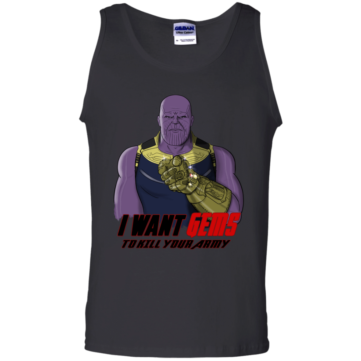 T-Shirts Black / S Thanos Sam Men's Tank Top