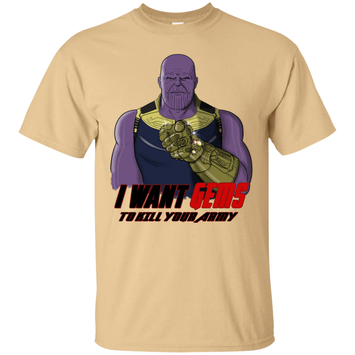 T-Shirts Vegas Gold / S Thanos Sam T-Shirt