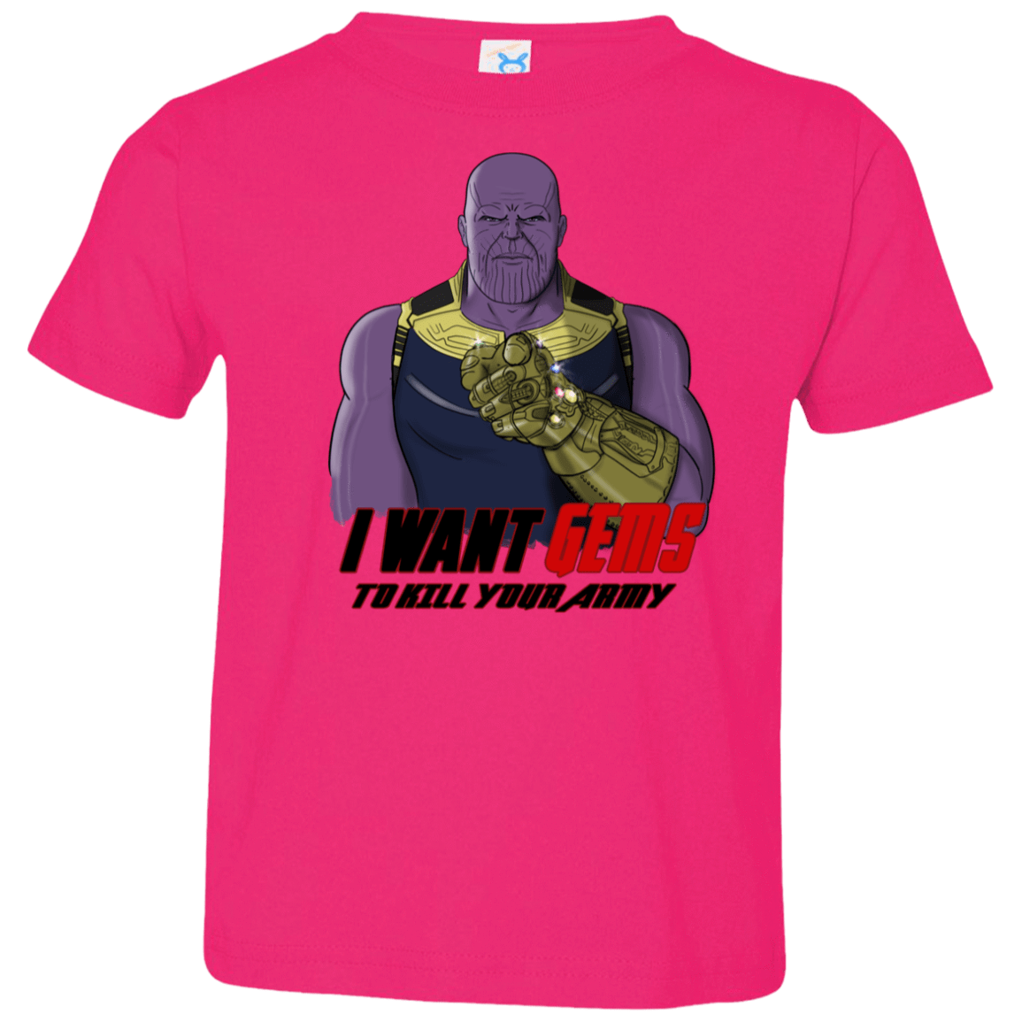 T-Shirts Hot Pink / 2T Thanos Sam Toddler Premium T-Shirt