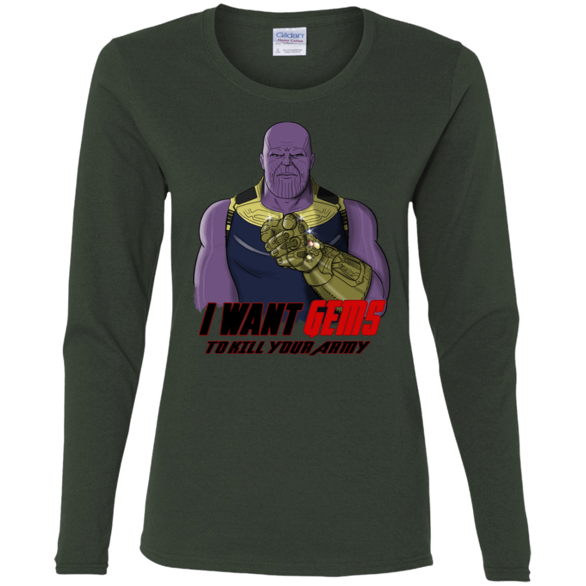 T-Shirts Forest / S Thanos Sam Women's Long Sleeve T-Shirt