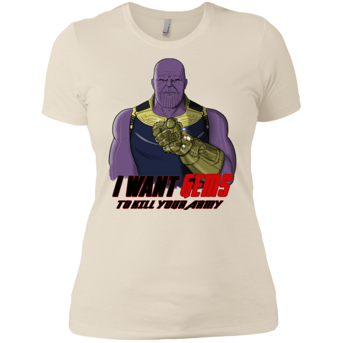 T-Shirts Ivory/ / X-Small Thanos Sam Women's Premium T-Shirt