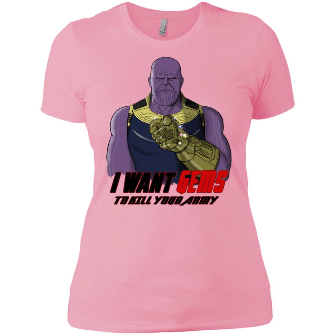 T-Shirts Light Pink / X-Small Thanos Sam Women's Premium T-Shirt