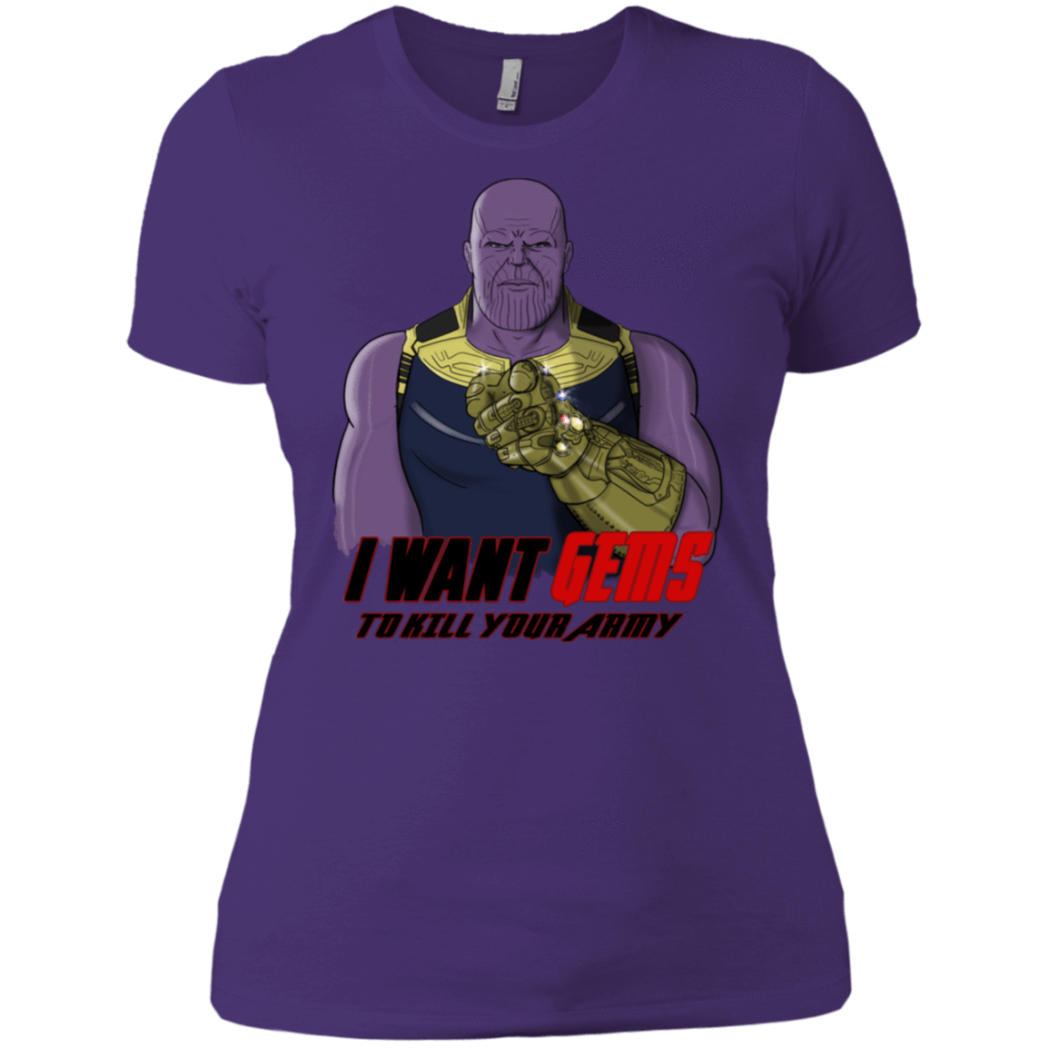 T-Shirts Purple Rush/ / X-Small Thanos Sam Women's Premium T-Shirt