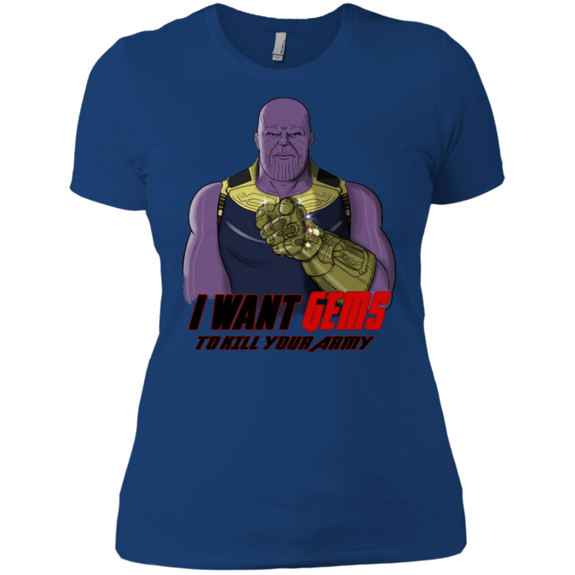 T-Shirts Royal / X-Small Thanos Sam Women's Premium T-Shirt