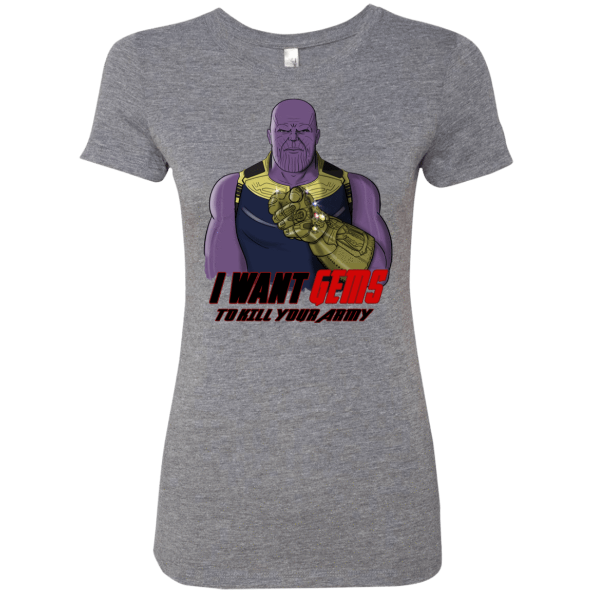 T-Shirts Premium Heather / S Thanos Sam Women's Triblend T-Shirt