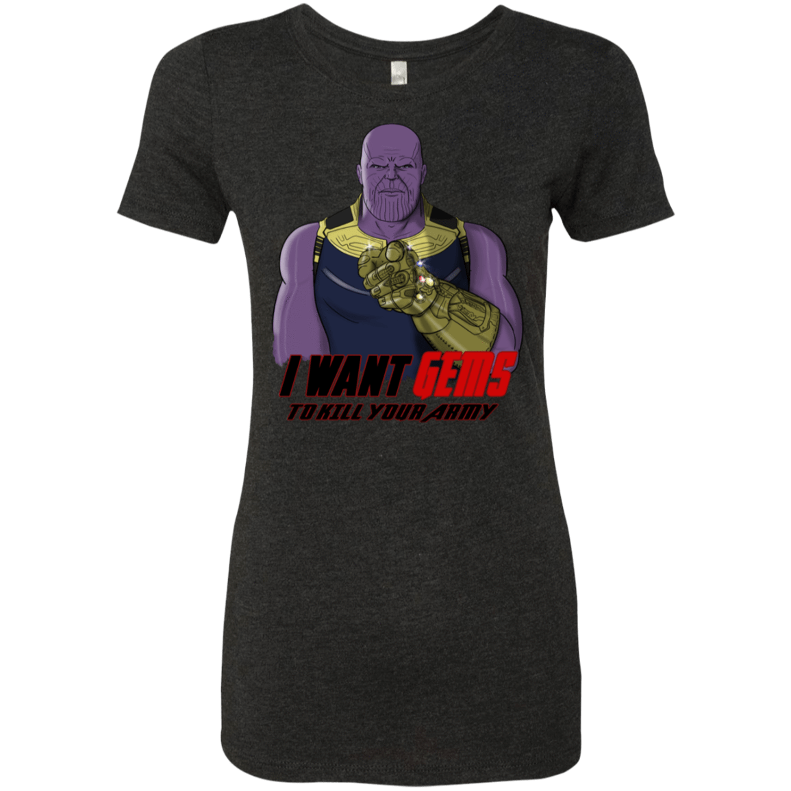 T-Shirts Vintage Black / S Thanos Sam Women's Triblend T-Shirt