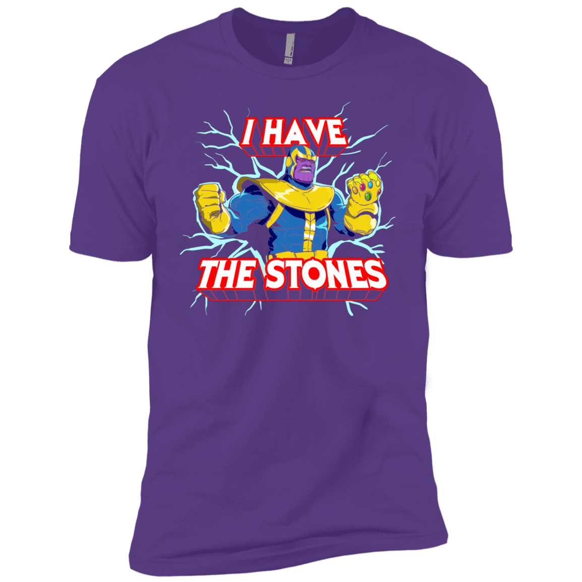 T-Shirts Purple Rush / YXS Thanos stones Boys Premium T-Shirt